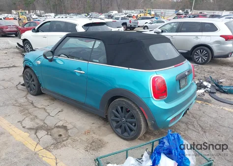 2017 Mini Convertible Cooper S из США, поврежденный, VIN WMWWG9C57H3C22675